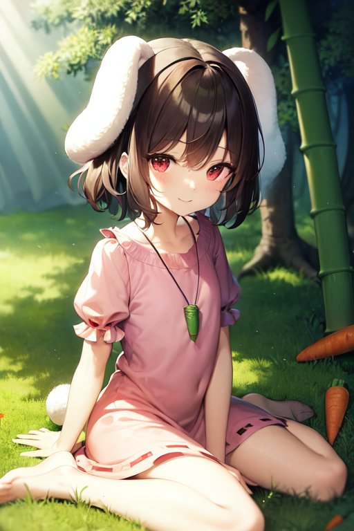 inaba tewi (touhou) generated by imperishable_neet using abyss_orange_mix