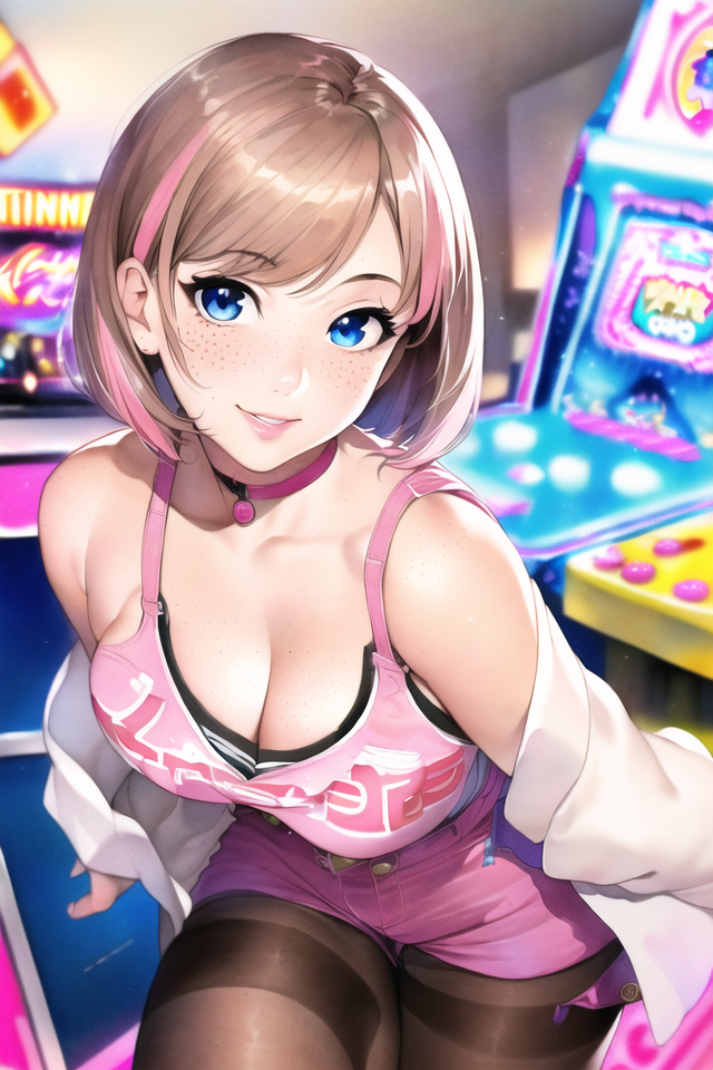 arcade girl generated by annabelleecchi