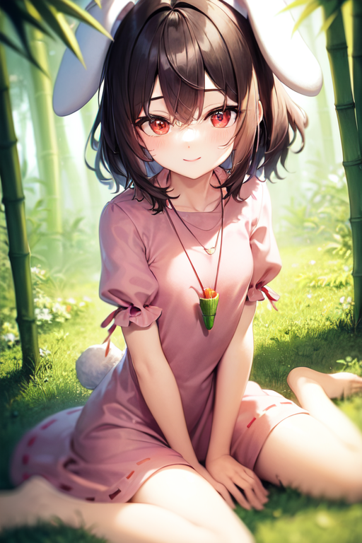 inaba tewi (touhou) generated by imperishable_neet using abyss_orange_mix