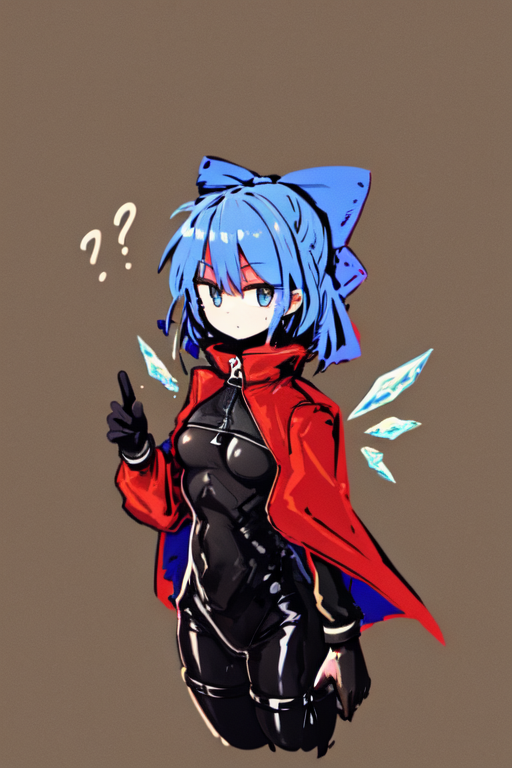 cirno and sekibanki (touhou and 2 more) generated by ao_(6639)
